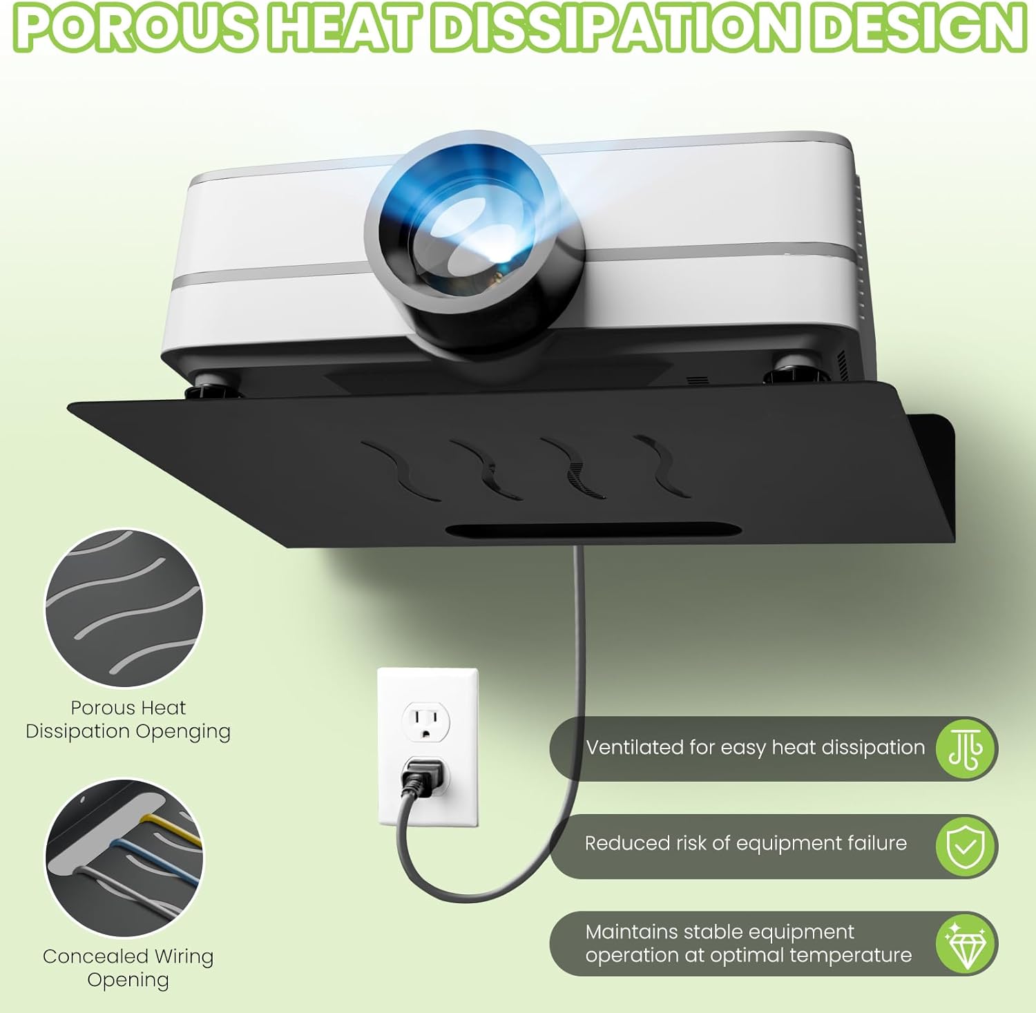 Steel Floating Shelves for Wall,Small Wall Shelf，Suitable for Bedroom, Living Room, Bathroom, Kitchen, Office (Black, 2Pack 11.81x8.46 in)