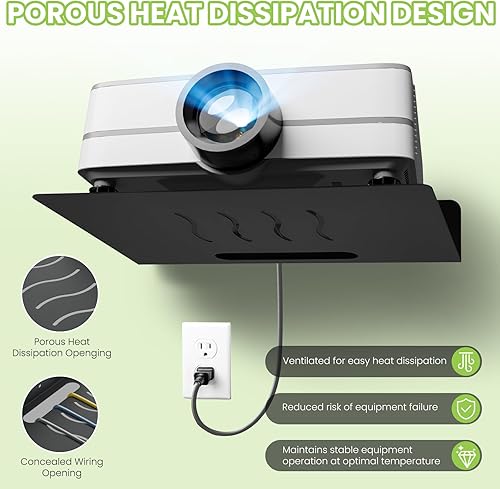 Miniatura 4 de Estantes flotantes de acero para pared, estante de pared pequeño, adecuado para dormitorio, sala de estar, baño, cocina, oficina