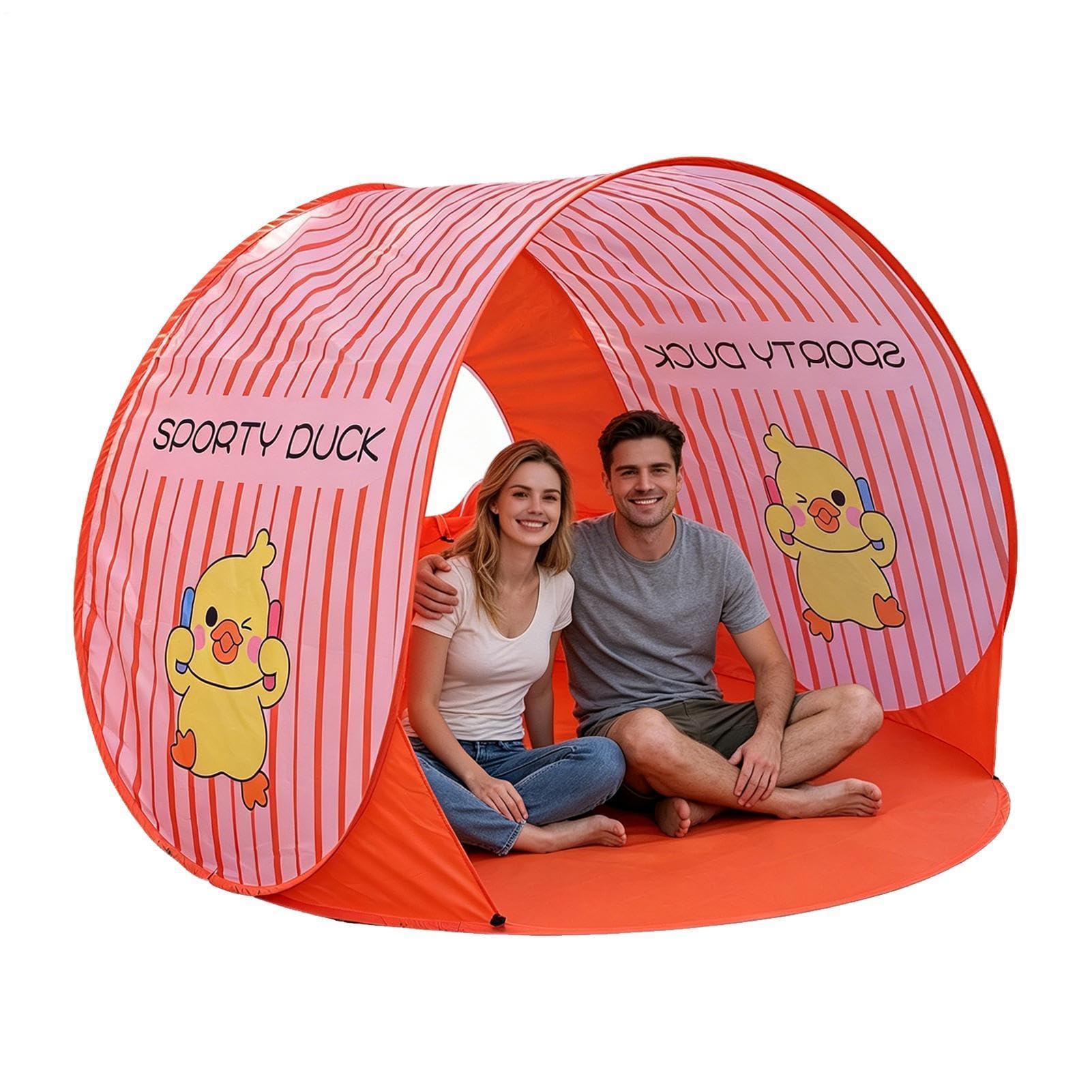 Namiot plażowy, ochrona przed słońcem, składany namiot outdoorowy dla 2-3 osób, ochrona przed słońcem, namiot kempingowy – do parku, ogrodu, na taras, imprezę letnią, piknik, wędrówki, podróż, urlop