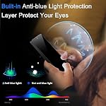 Ferilinso [Auto Dust Install] 3 Pack Privacy Screen Protector for Samsung Galaxy S26 Plus with 9H+ Private Accessories-Camera Lens Protector, Tempered Glass Cover, Case Friendly, Sensitve Touch