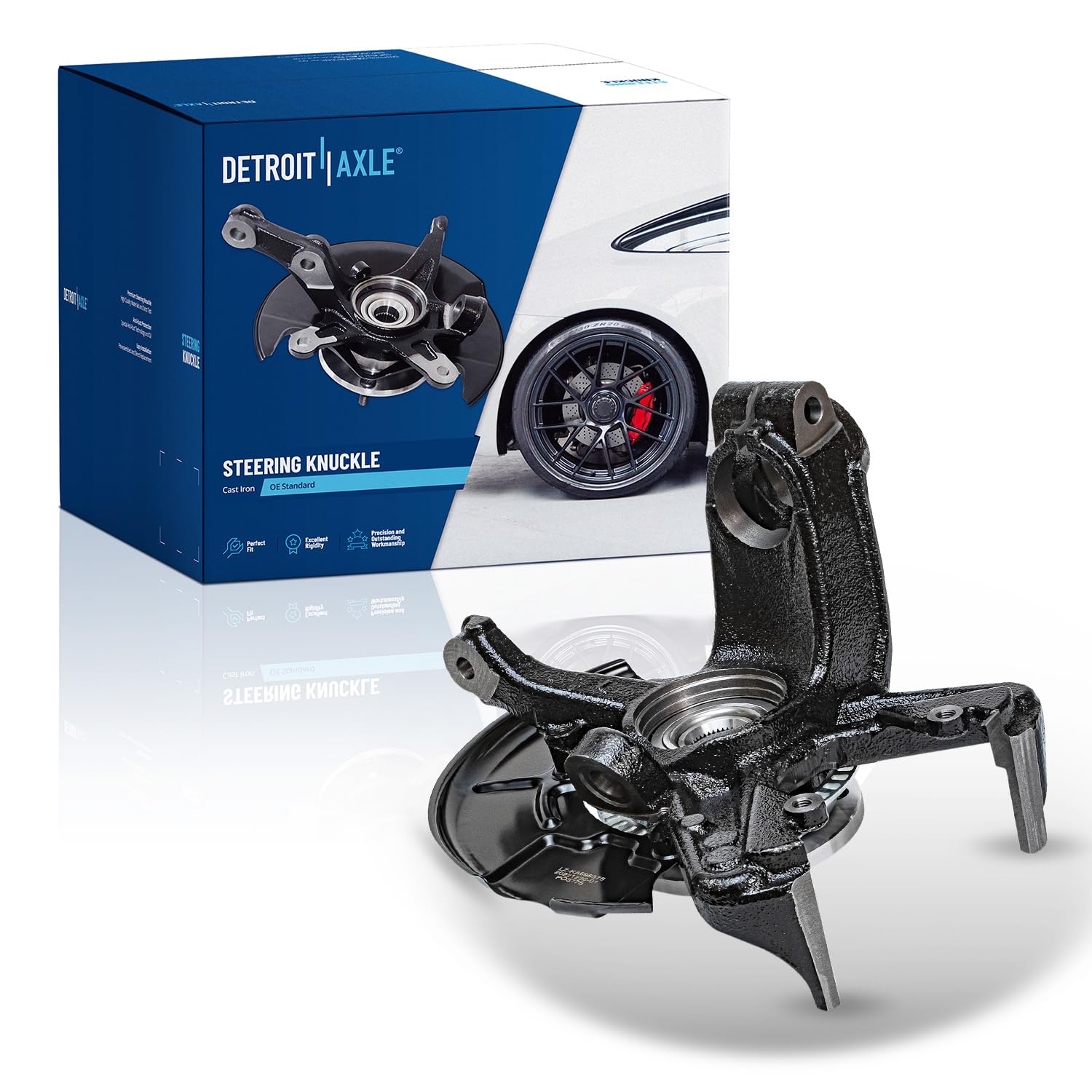 Detroit Axle - Front Steering Knuckle for 1998-2010 Volkswagen Beetle