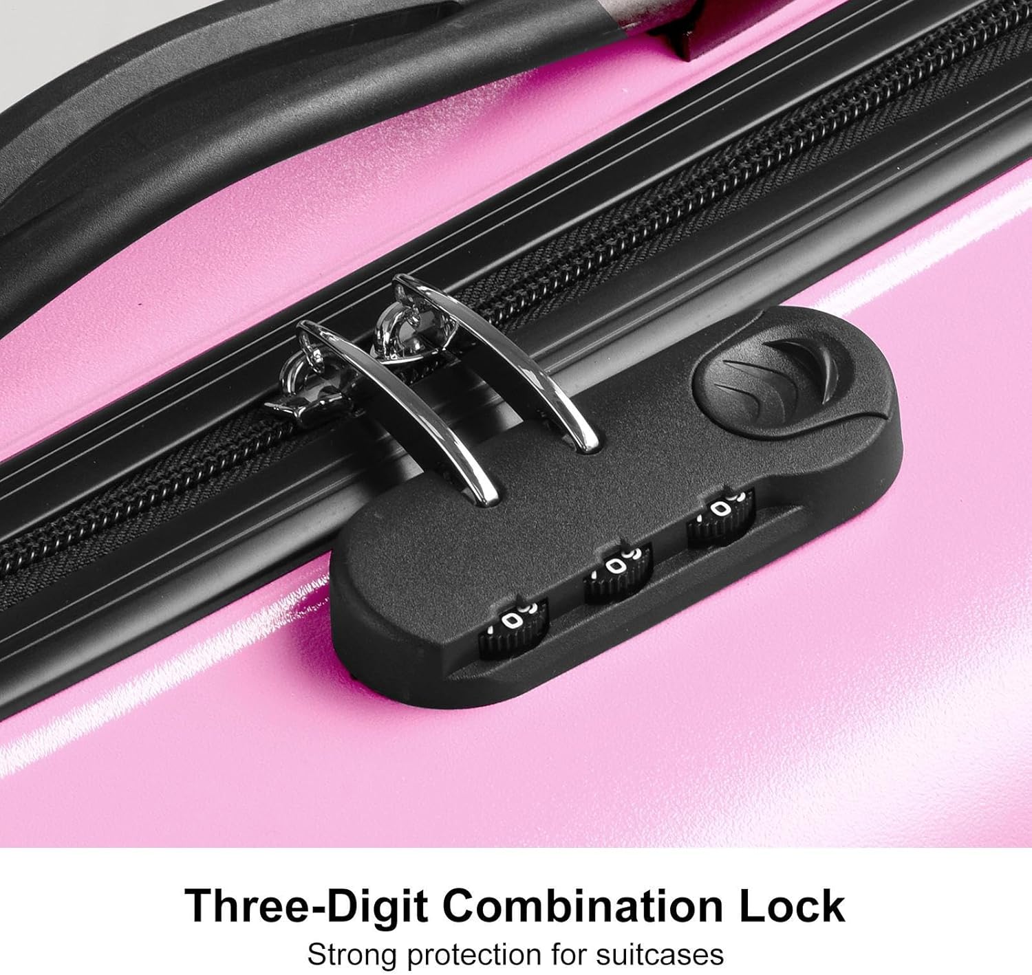 24 Inch Ride On Kids Suitcase with Wheels, Ride on Luggage with Pedal, Hardshell Kids Suitcase Adjustable Safe Harness, ABS+PC, Up To 100 Lbs, Pink