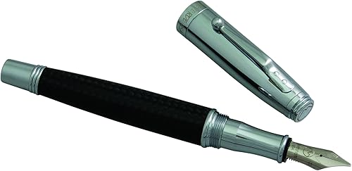 Miniatura 10 de Monteverde Invincia Color Fusion Stealth Negro Pluma Estilográfica Punta Fina (MV41137F)