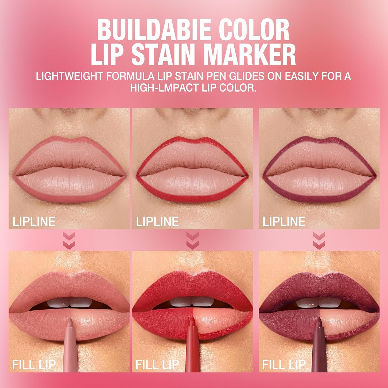 Rouge à Lèvres Longue Tenue Waterproof SOMGKINE – Effet Glossy – Taille 50g – Neuf