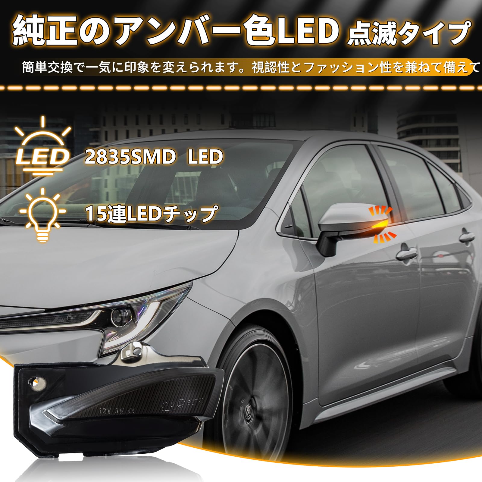 Amazon.co.jp: NEIFILES ヤリスクロス GRヤリス LED ドアミラー 