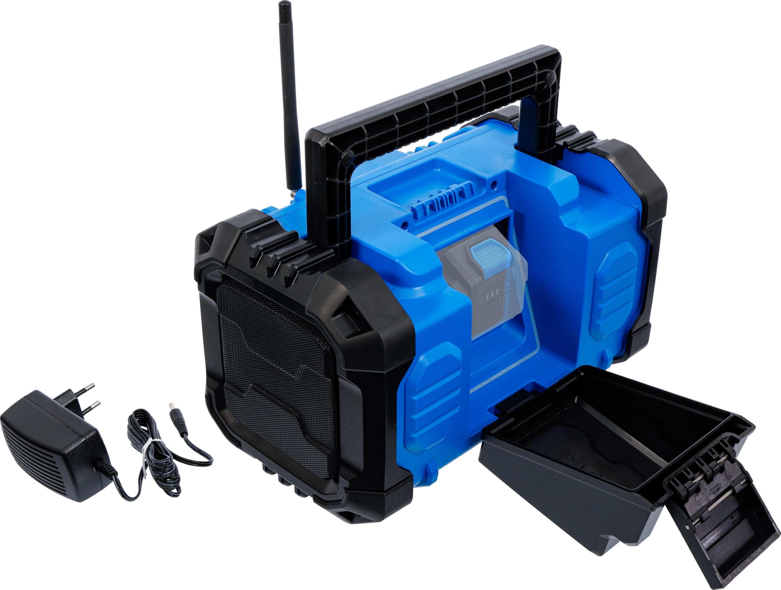 BGS 7387 | AkkuDAB Radio | Hybrid | 18 V y 230 V | sin batería | Radio para Obras
