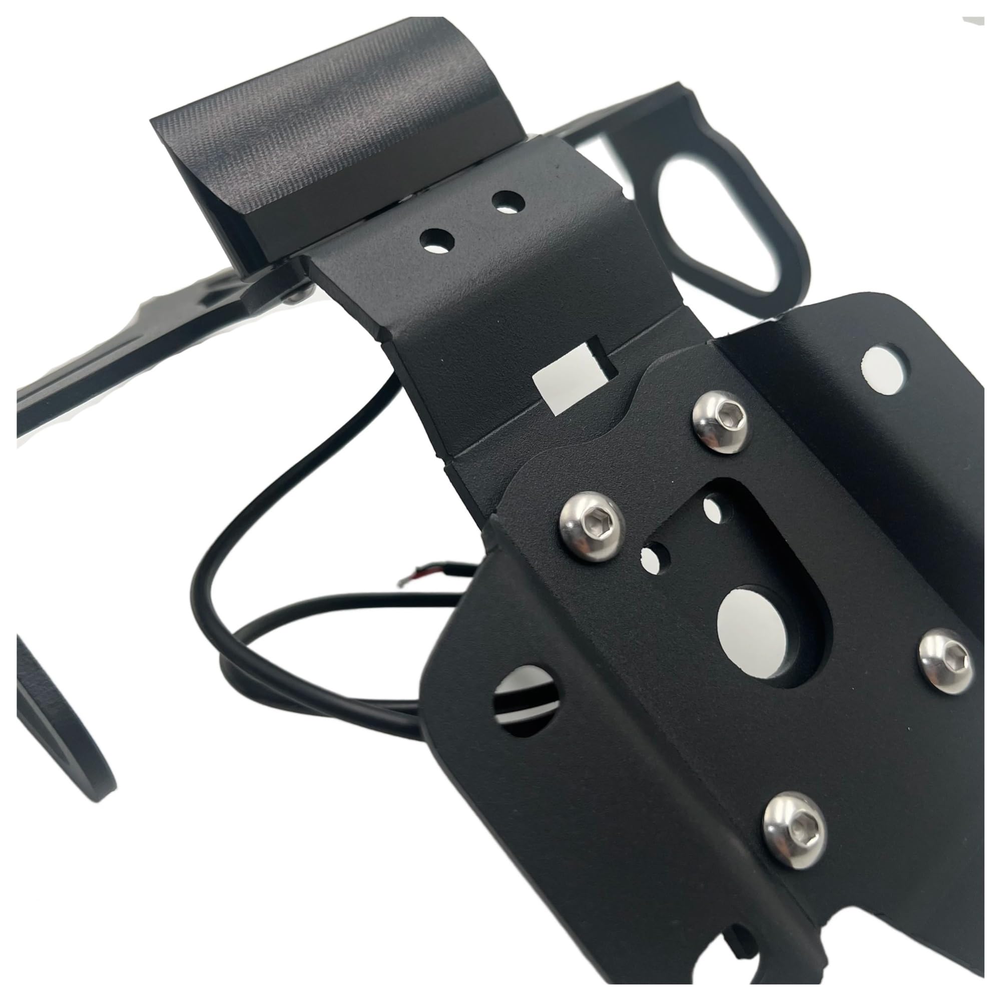 Moto Porta Matriculas para MT07 2021-2024 Soporte Matrícula Trasera Corta Aplicable A Años Modificados