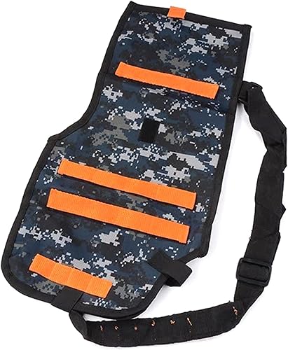 Miniatura 6 de ZJchao Chaleco táctico ajustable para niños con 20 dardos de espuma suave para pistola de juguete serie Elite incluyendo 2 clips