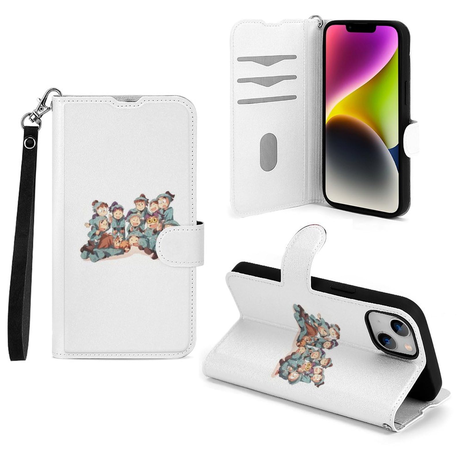【忍たま】スマホケース 新品☆忍たま乱太郎☆四年生☆モデル☆iPhone☆スマホケース