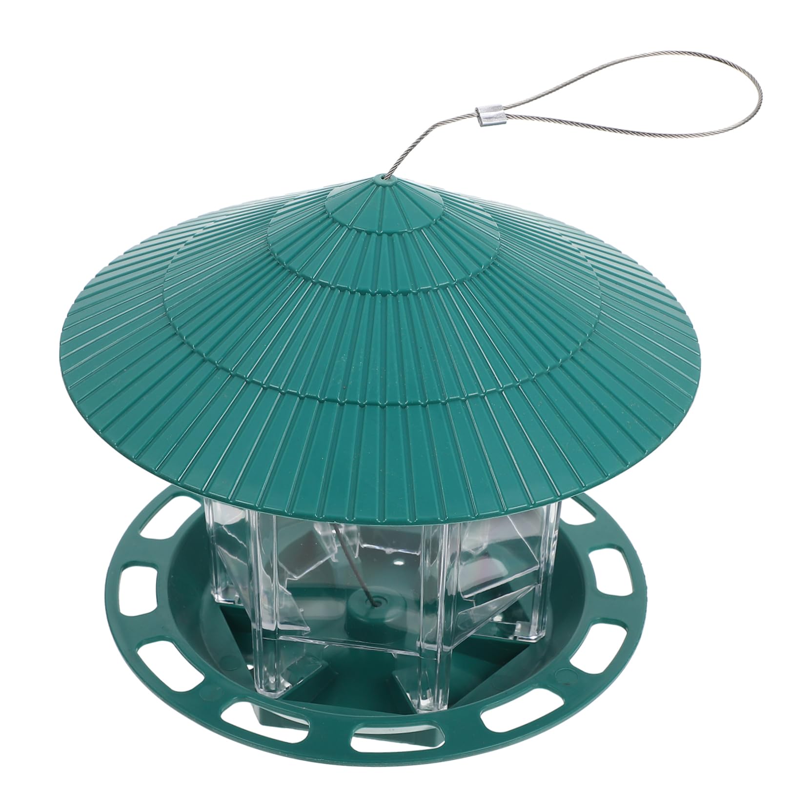 Mangiatoia per Uccelli da Appendere all Esterno Mangiatoia per Pappagalli da Balcone Scatola per Cibo per Uccelli Realizzata in Materiale Plastico