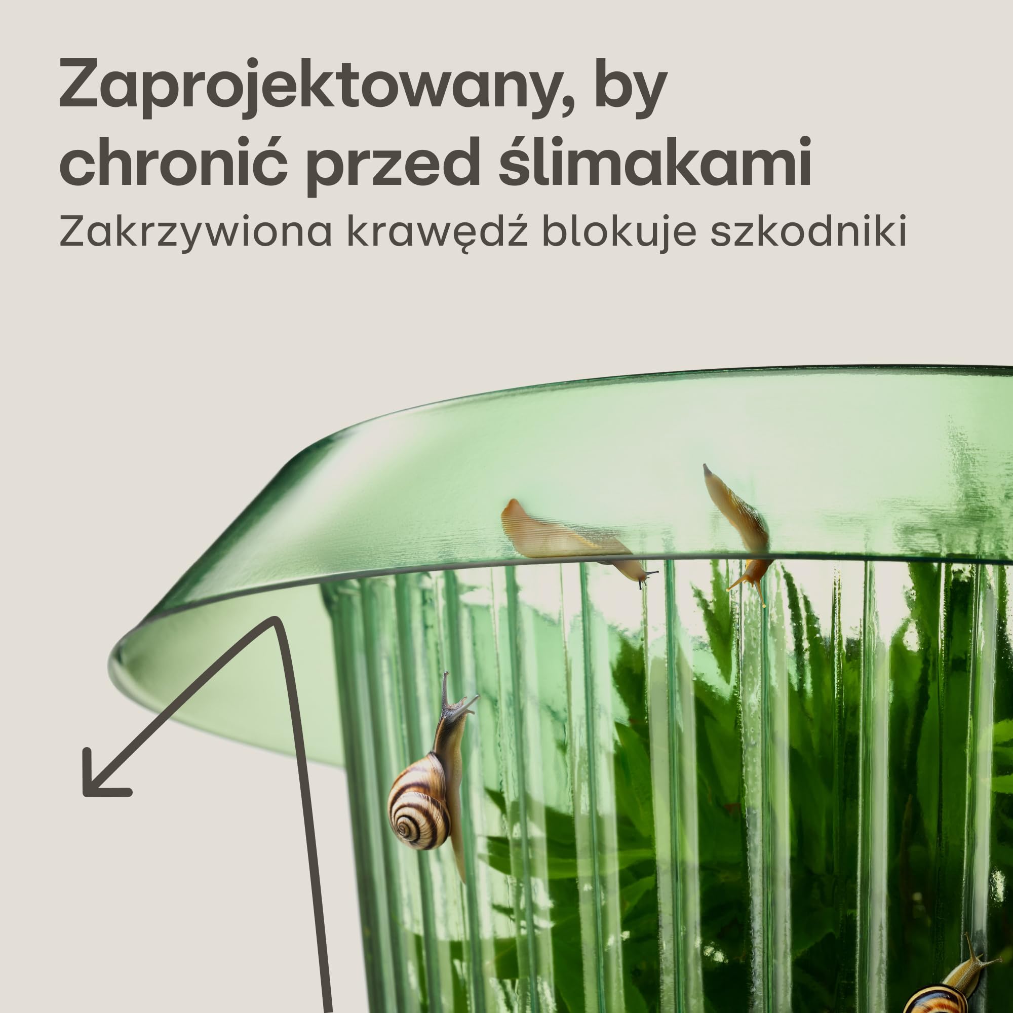 Obroża Przeciw Ślimakom - 10 Sztuk - Trwała - Możliwość Układania W Stosy - Odporna Na Warunki Atmosferyczne - Do Sałaty, Warzyw I Kwiatów