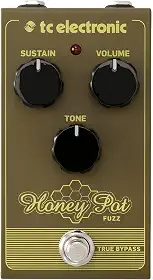 TC Electronic Honey Pot Fuzz Pedal para guitarra/baixo