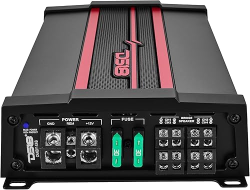 Miniatura 8 de DS18 CANDY-X4B Amplificador para automóvil de 4 canales clase D, potencia máxima de 1600 W RMS, 4 x 120 W a 4 ohmios, 4 x 200 W a 2 ohmios y 2 x 350