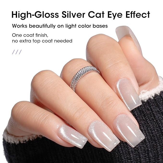 Esmalte Gel Cat Eye Plata 18ml Gellen miniatura 5