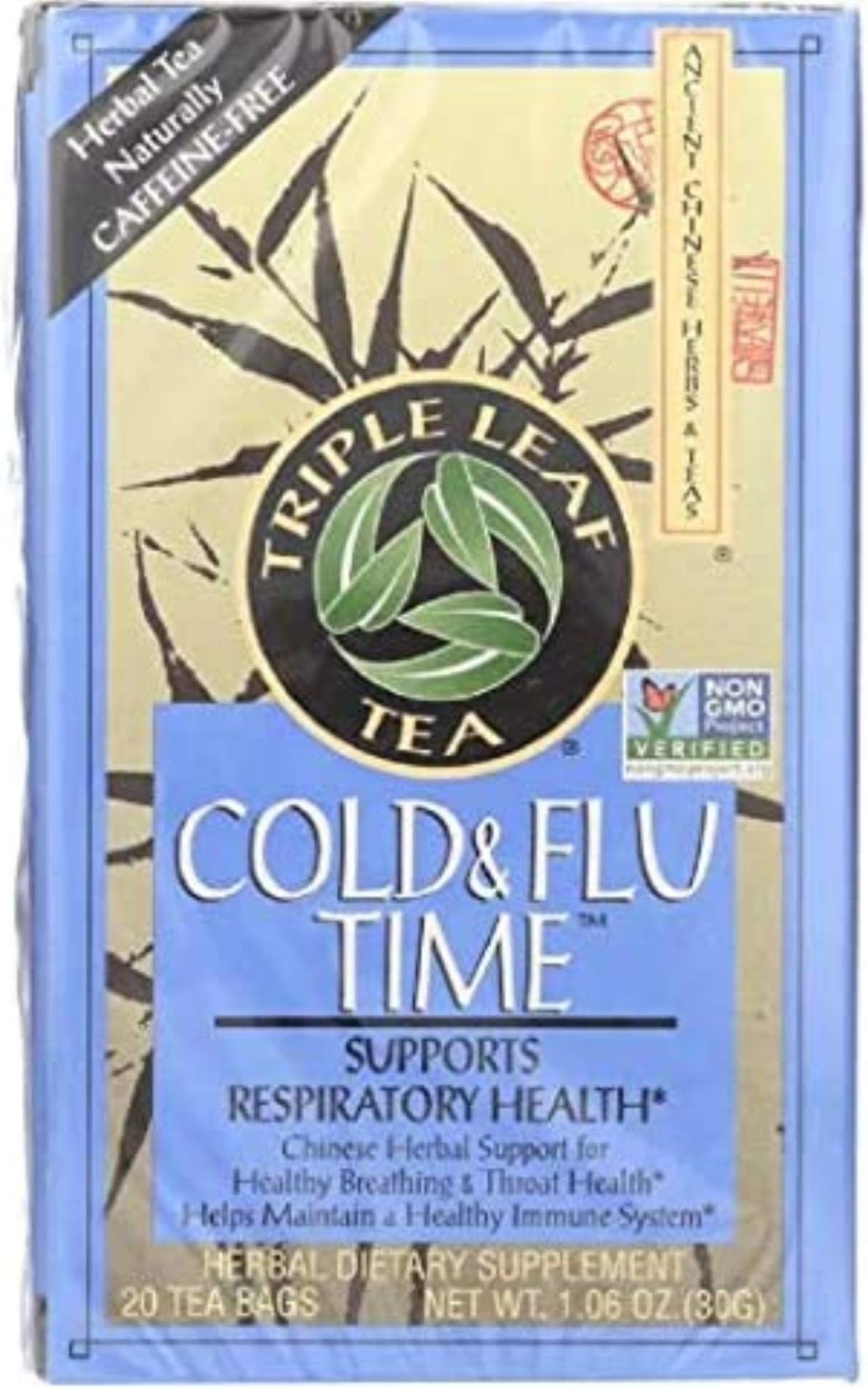 Triple Leaf TeaChinese Medicinal Cold & Flu Time (20 Bag)