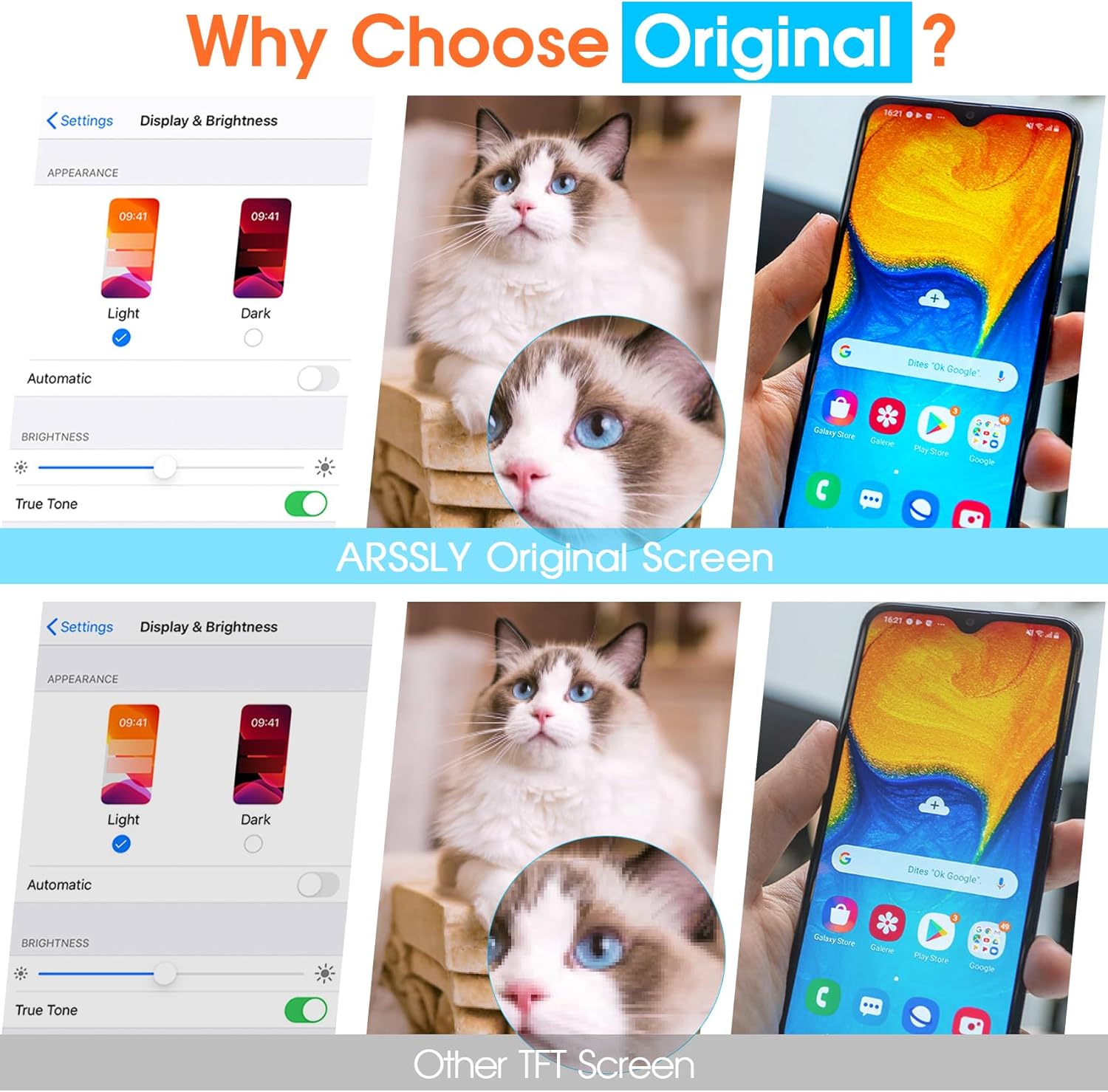 Original for Google Pixel 4A 4G Screen Replacement Pixel 4A LCD Display Touch Screen Digitizer Assembly G025J GA02099 with Repair Kits(Black,5.81 inch)