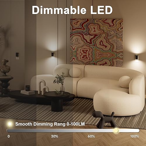 Miniatura 4 de NIORSUN Luces nocturnas enchufables a la pared, regulables con 3 modos de color y sensor de encendidoapagado automático, luz nocturna ultra delgada