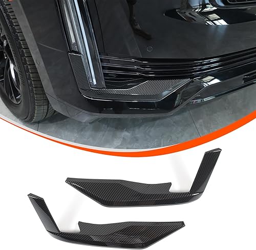 Miniatura 9 de Cubierta de esquina inferior para parachoques delantero compatible con Cadillac Escalade 2021 2022 2023, accesorio de moldura de rejilla lateral