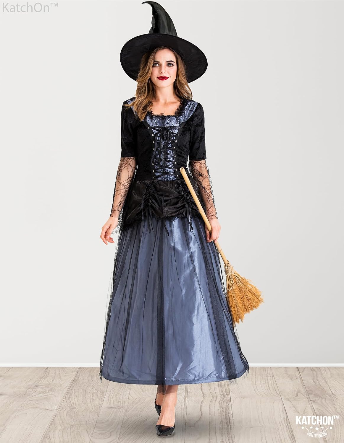 KatchOn, Halloween Witch Costume for Women - Witch Costume with Black Hat | Wicked Witches Costumes for Women