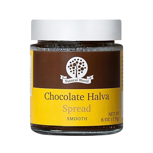 Nutural World - Chocolate Halva Spread 6 Oz (6.00 oz) Producto galardonado