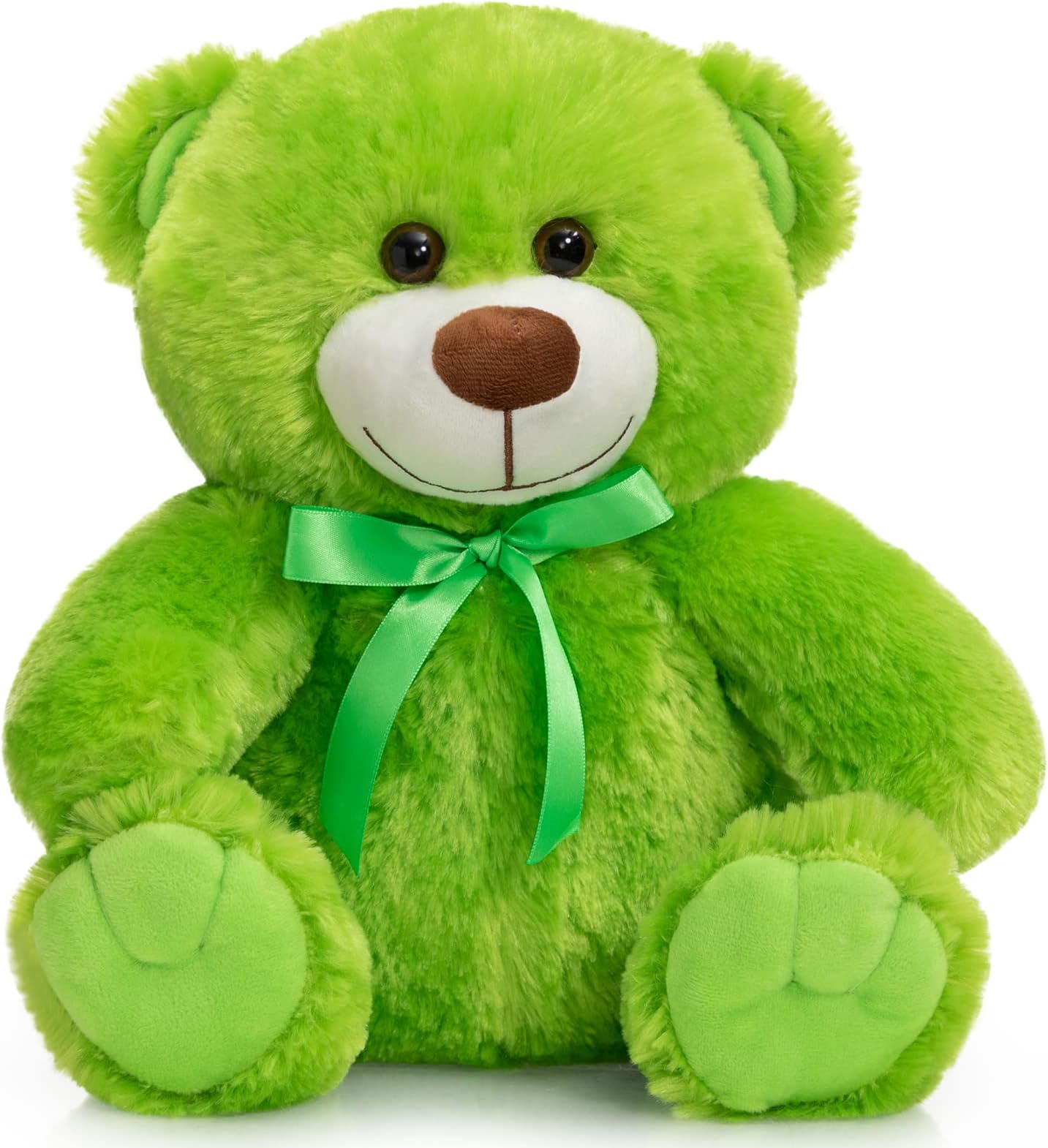 - Super Color Teddy Bear Stuffed Animals Plush Toy for Children Girlfriend Family Congratulations Baby Shower Birthday Light Green 14 inch