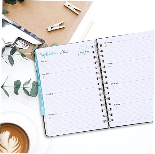 Miniatura 5 de Tofficu Agenda 2022 2022 2022, cuaderno de oficina, multibloc de notas, planificador de gestión mensual, cuaderno con rayas universitarias,