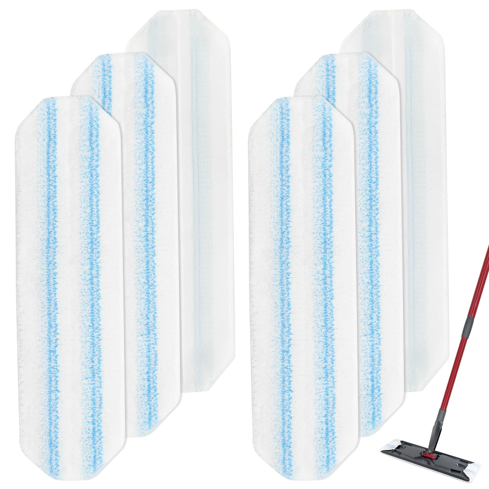 Accessoire Nettoyage Sols Recharges Serpillère Microfibre B18JPsF - Lot De 2 Lavables Produit Entretien Maison