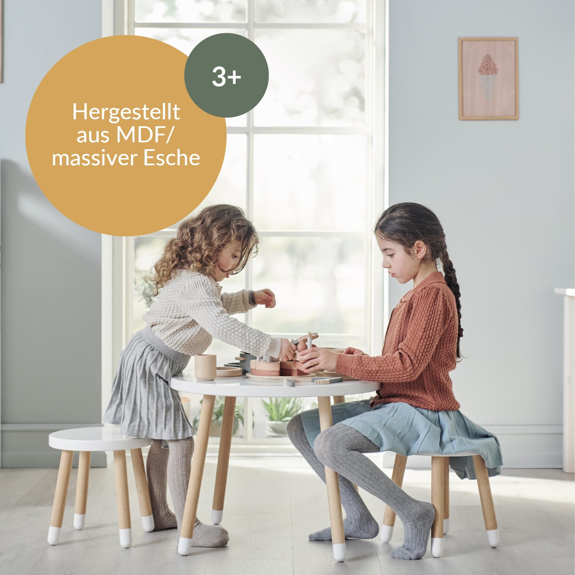 Tisch der Marke Flexa, Modell Spieltisch, Weiß