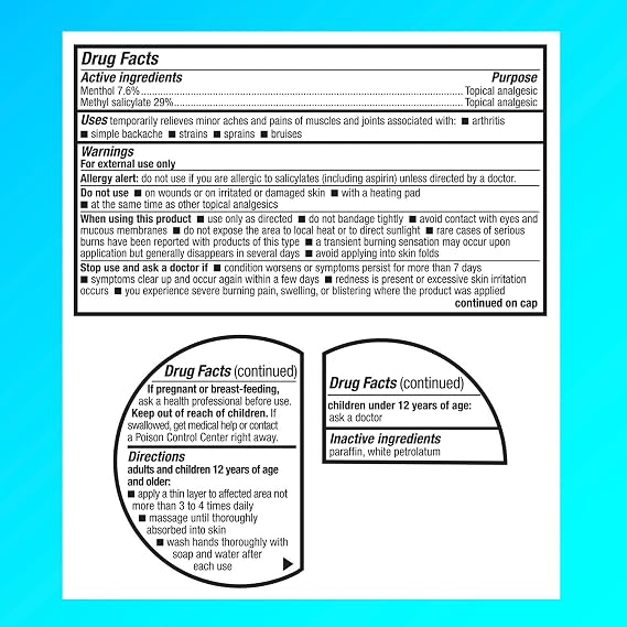 Icy Hot Original Pain Relieving Balm 3.5 oz (pack of 4)