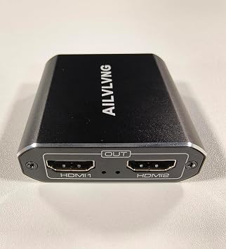 USB C to Dual HDMI Adapter 4K@60Hz, HDMI Adapter for 2 Monitors, Type C to 2 HDMI Converter Splitter for Extended Display