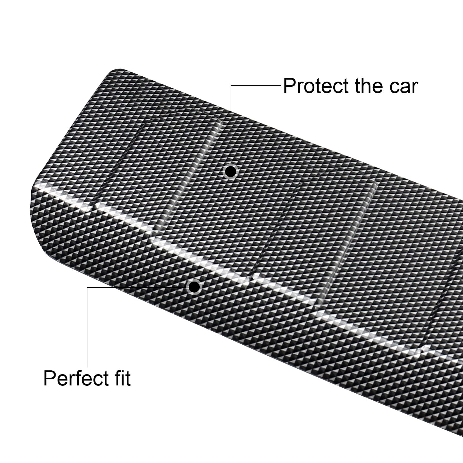 Lame De Pare-choc Arrière En Fibre De Carbone,Accessoire De Voiture