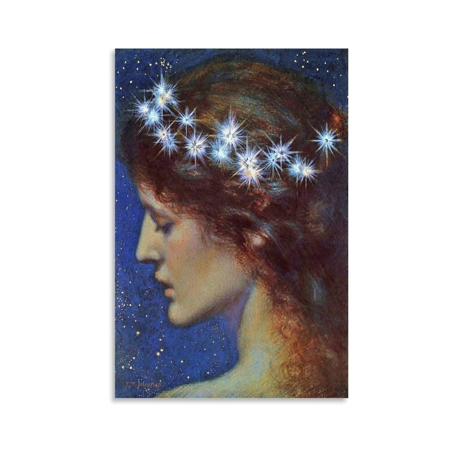 Póster de Edward Robert Hughes en lienzo, decoración de 40x60 cm para tu dormitorio 8