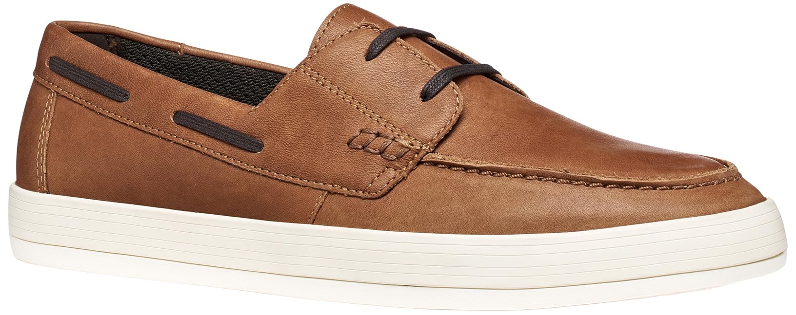 Geox Men's U Serifos J Moccasin, Light Brown, 42 EU