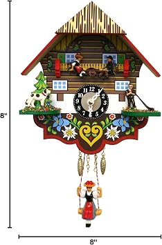 ENGSTLER Battery - Operated Cuckoo Clock - MINI Size