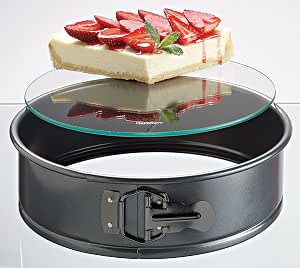 Amazon.com: Paderno Professional 9 Inch Glass Bottom Springform Pan ...
