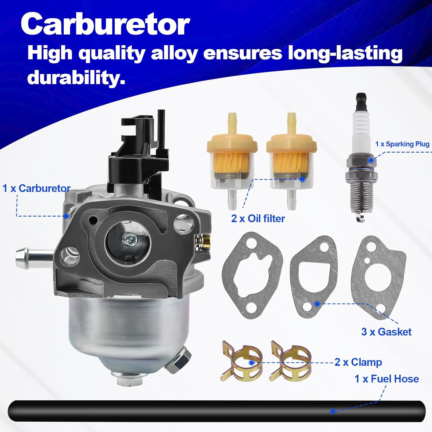 Carburetor Carb Compatible with Craftsman M215 21" Lawn Mower Part Number 12AVB2M5791