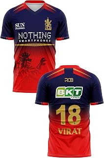 RockinRetailz RCCBB Cricket Jersey 2026 RED New VIRAT Price In India