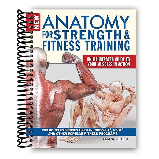 New Anatomy for Strength & Fitness Training: An Illustrated Guide to Your Muscles in Action Including Exercises Used in CrossFit (R), P90X (R), and Other Popular Fitness Programs (IMM Lifestyle Books) [Spiral-bound] Mark Vella