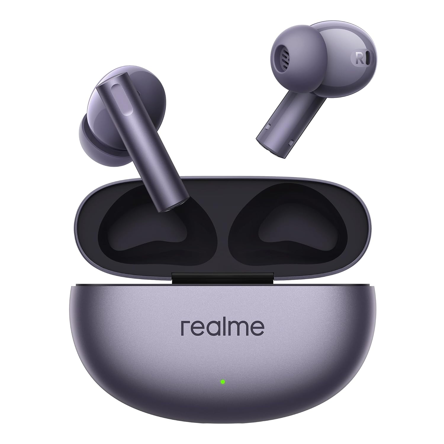realme Buds Air 6 TWS Earbuds with 12.4 mm Deep Bass Driver, 40 Hours Play time, Fast Charge,50 dB ANC,LHDC 5.0, 55 ms Low Latency, IP55 Dust & Water Resistant, Bluetooth v5.3 (Royal Violet) realme Buds Air 6 TWS Earbuds with 12.4 mm Deep Bass Driver, 40 Hours Play time, Fast Charge,50 dB ANC,LHDC 5.0, 55 ms Low Latency, IP55 Dust & Water Resistant, Bluetooth v5.3 (Royal Violet)