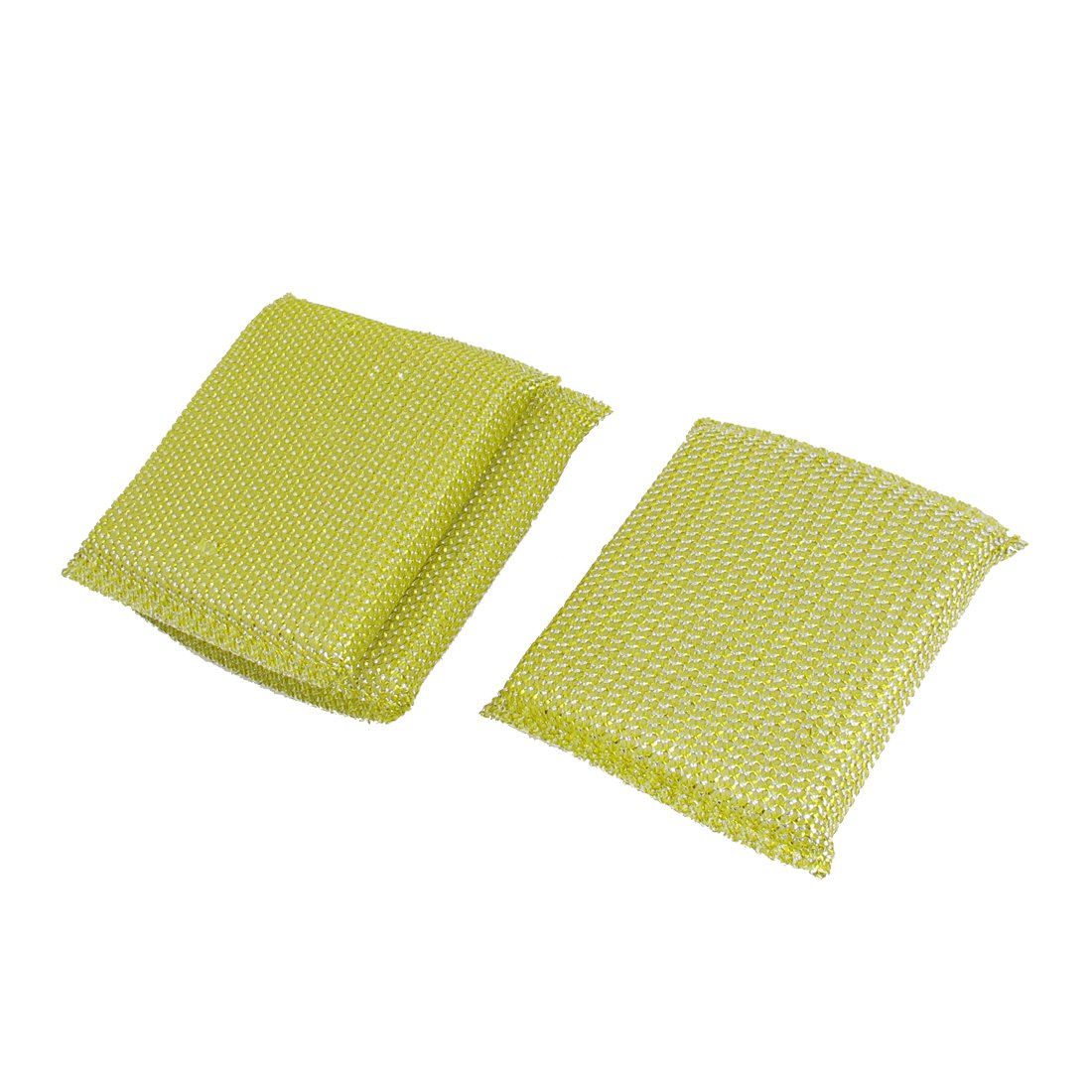 Ruilogod Dish Bowl Pan Cup Cleaner Scrubing Pads Cleaning Tool 3pcs Yellow (id: ec7 e86 a58 ac9 840