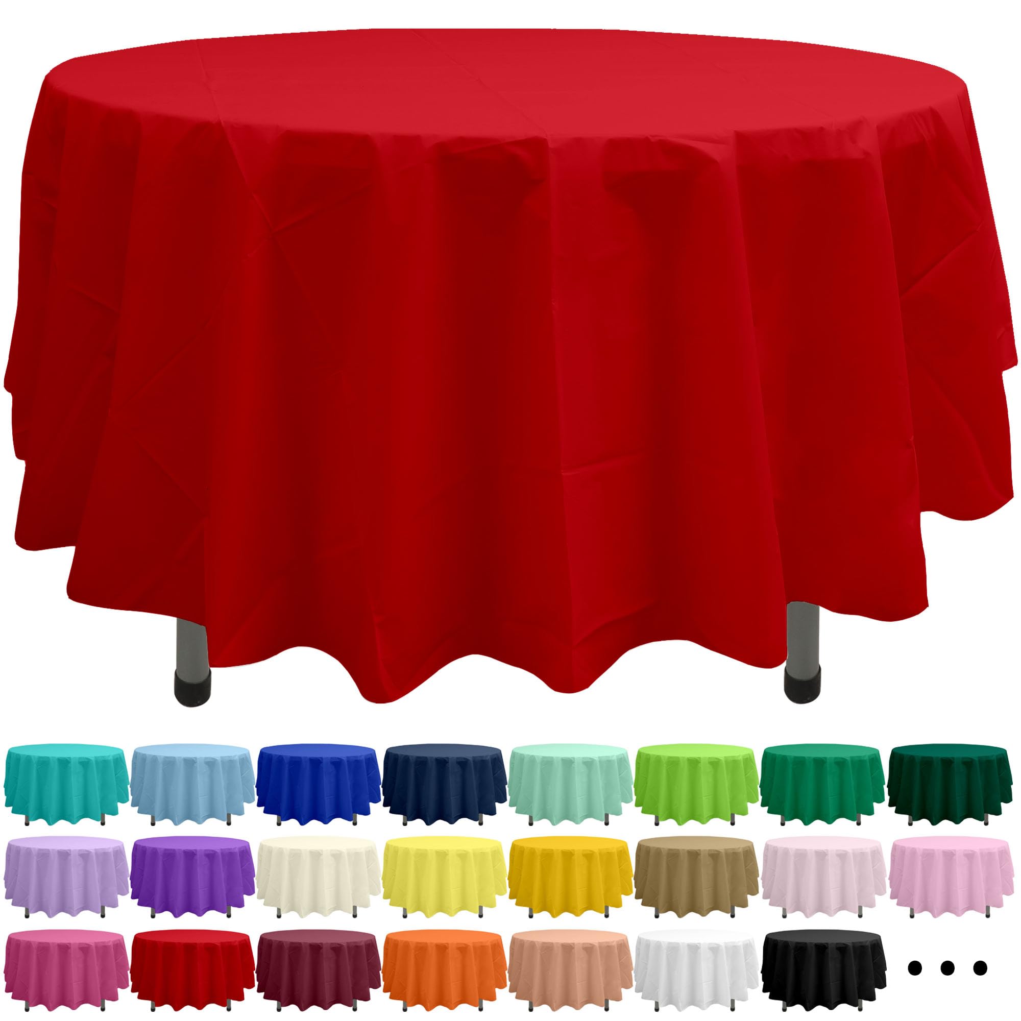 Party Ulyja Blush Pink 2 Pack Plastic Tablecloth Rectangle 54 x 108 Inches Disposable Pale Pastel Pink Reusable Table Covers for Dining, Birthday, Wedding, Picnic, Event and Outdoor Use — view 41
