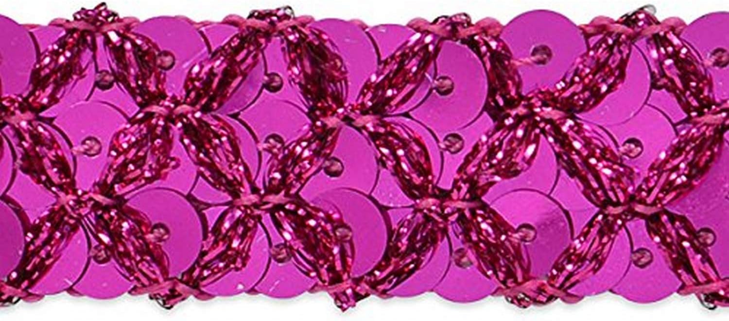 Expo International IR8042NV-20 20 Yards of Sereia Sequin Trim, Navy Blue : Everything Else