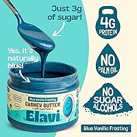 Vista 3 de ELAVI Mantequilla de Anacardo Keto, Amigable para Niños, Untable de Postre Bajo en Azúcar Vegano, Sin Azúcar Añadida, Sin Alcoholes de Azúcar, Sin