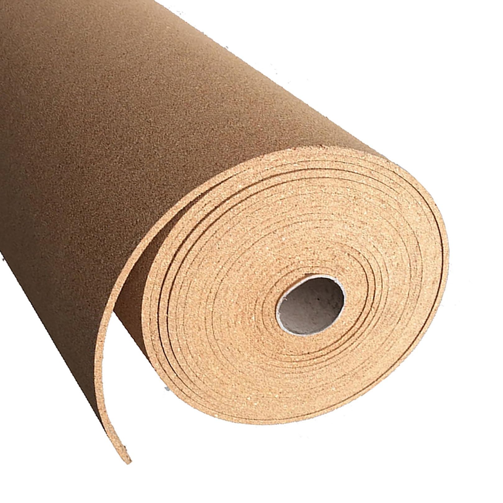 Rolka korkowa do łatwych projektów DIY, grube, 6 mm paski wkładki do tablicy korkowej, idealna do tablic wtykowych, wkładek do szuflad, domowego biura, przyborów szkolnych, brązowa, 1,1 m x 1,5 m