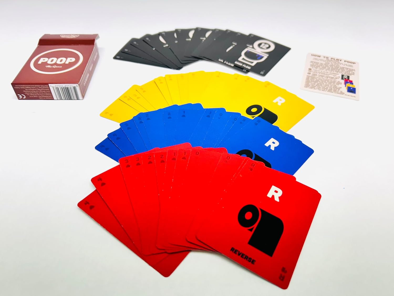 Breaking Games Poop The Game - Hilarious and Family-Friendly Card Game for Kids Ages 6 and Up - Perfect for Game Night and Parties - 2-5 Players - New Edition!