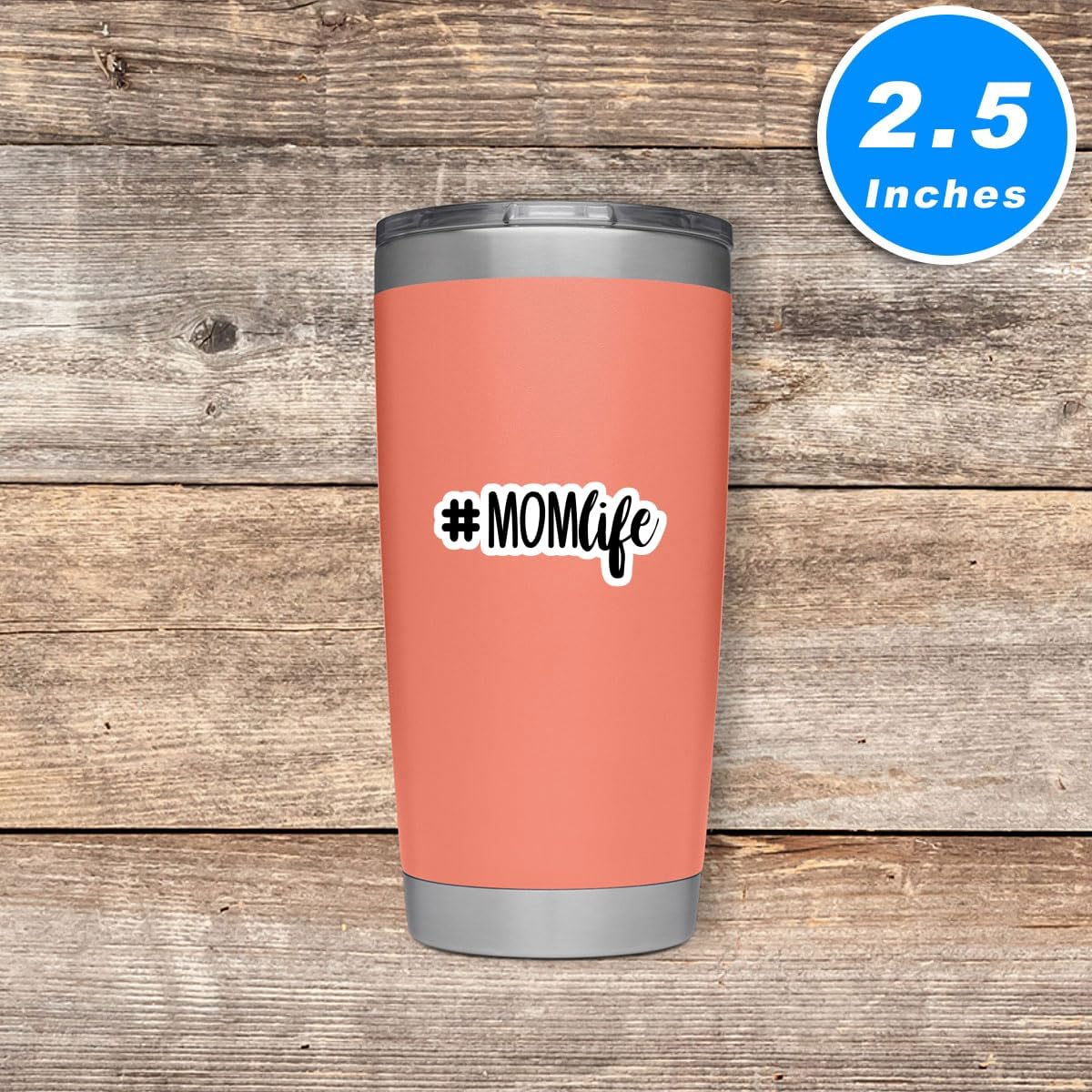 Mom Life Sticker Funny Mom Quotes Stickers - 3 Pack - Set of 2.5, 3 and 4 Inch Vinyl Laptop Stickers - for Laptop, Phone, Water Bottle, Car & More Decal (3 Pack) S4252-3Pack