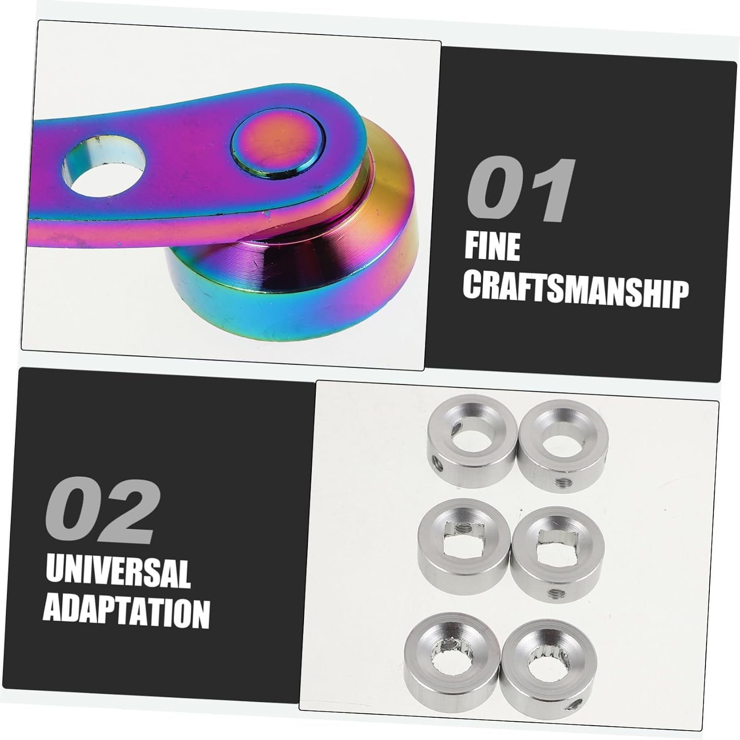 2pcs Auto Car Window Handle Replacement Metal Crank Window Winder Handle for Rv Glass Protection