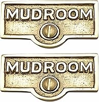 Vista 59 de Placa de interruptor de suministro para renovadores, placa de pared con acabado de latón "UPSTAIRS