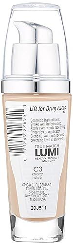 Miniatura 2 de L'Oreal True Match Lumi - Maquillaje luminoso saludable, cremoso natural C3, 1.0 onzas (paquete de 2)