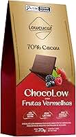Chocolate 70% Cacau com Frutas Vermelhas – Low Carb, Sabor Irresistível – 70g